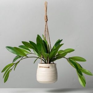 9” Faux Hoya Leaf Hanging Plant Hearth & Hand